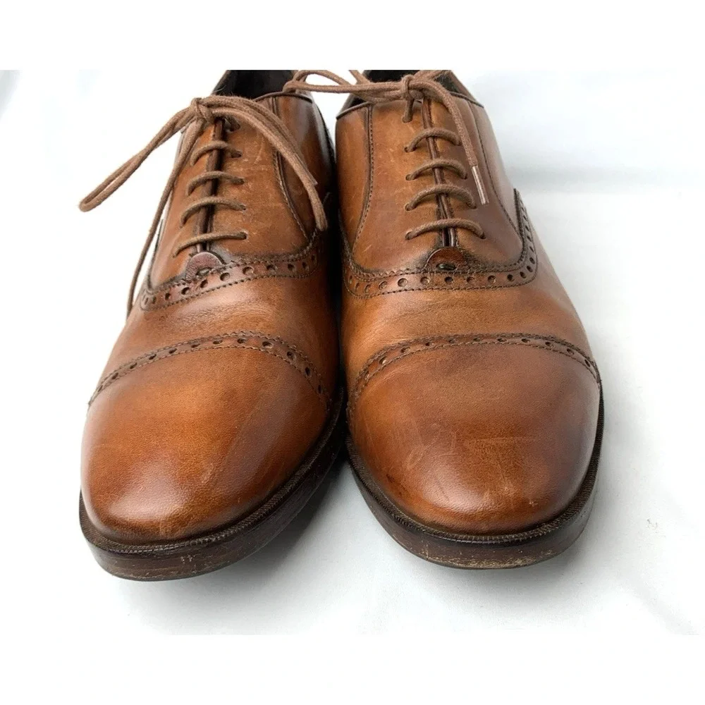 Cole Haan Grand OS Wingtip Oxford Dress Shoes Mens 11M Brown